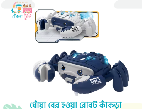 Mechanical Spray Crab Robot with Light & Music(রোবট কাঁকড়া)