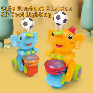 elephant musician 3d cool lighting